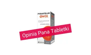 Opakowanie leku Pyrantelum Owix, zawiesina doustna. Opinia Pana Tabletki.