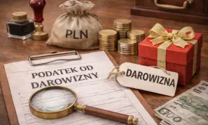 Dokument "Podatek od darowizny", prezent, pieniądze i monety. Sprawdź, czy Twoja darowizna podlega opodatkowaniu.