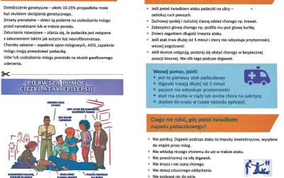 Pierwsza pomoc przy ciężkim ataku padaczki: zabezpiecz głowę, rozluźnij odzież, połóż chorego na boku. Nie panikuj, gdy widzisz atak padaczki.