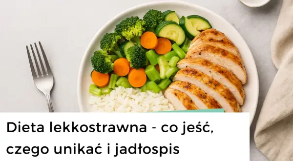 Talerz z grillowanym kurczakiem, ryżem i warzywami. Idealny posiłek na dietę lekkostrawną, wspierający zdrowie.