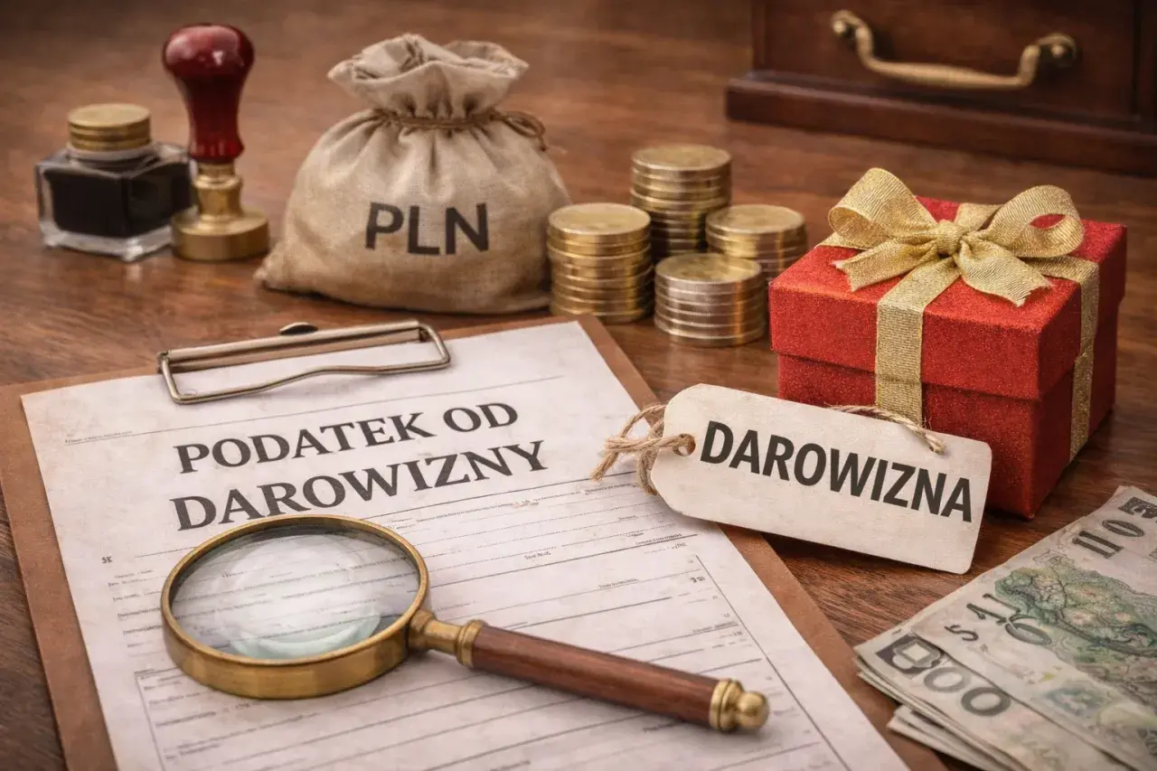 Dokument "Podatek od darowizny", prezent, pieniądze i monety. Sprawdź, czy Twoja darowizna podlega opodatkowaniu.